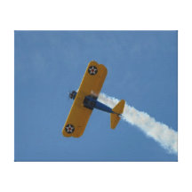 1943 Stearman común PT-17. Lienzo Envuelto Para Galerias