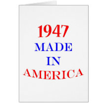 1947 hizo en América Felicitaciones