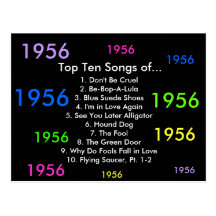 1956 canciones postal