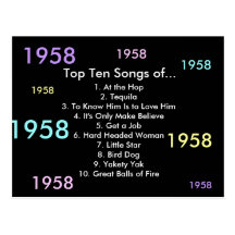 1958 canciones postal