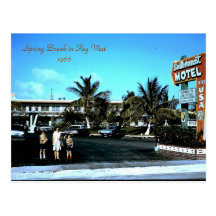 1966 el motel más situado más al sur Key West, vac Tarjeta Postal