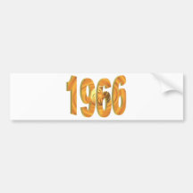 1966 ETIQUETA DE PARACHOQUE