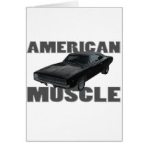 1968 músculo del americano del cargador r/t del re tarjeta