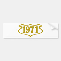 1971 shield.png pegatina de parachoque