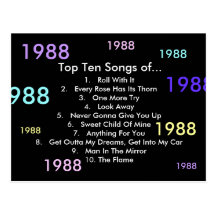 1988 canciones tarjetas postales