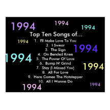 1994 canciones tarjetas postales