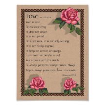 1 Corinthians 13: Amor: Biblia: Rosas rosados Fotografía