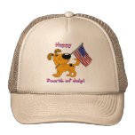 1- ¡Cuarto feliz de julio! Gorro De Camionero