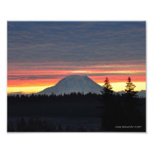 #1 el Monte Rainier Impresiones Fotograficas