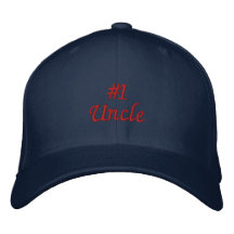 #1, gorra Tío-Bordado Gorras De Beisbol Bordadas