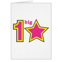 1 TARJETA DE FELICITACIÓN GRANDE DE LA ESTRELLA