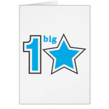1 TARJETA DE FELICITACIÓN GRANDE DE LA ESTRELLA