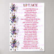 1PEACE "eARThpoem " Posters