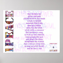1PEACE "SEA ROLLO de la ROCA n " Posters