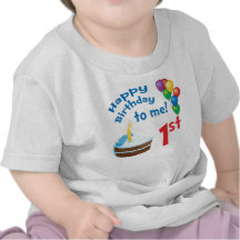1r Camiseta del cumpleaños