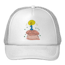 1r Celebración del cumpleaños Gorras