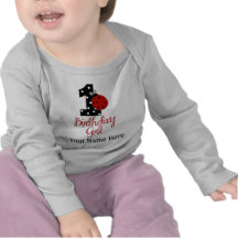 1r Chica del cumpleaños - señora Bug - 1 - mariqui Camiseta