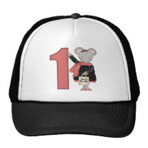 1r cumpleaños del ratón gorros bordados