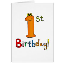 1r ¡Cumpleaños! Tarjetón