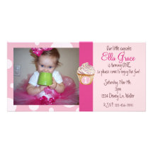 1r El cumpleaños Photocard invita Tarjeta Fotográfica