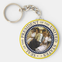 1r llavero de la familia de presidente Obama