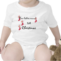 1r NAVIDAD PERSONALIZADO Trajes De Bebé