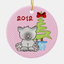 1r ornamento del gato del navidad del bebé persona ornamentos para reyes magos
