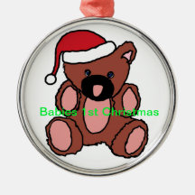 1r ornamento del navidad de los bebés adorno para reyes