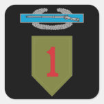1r Pegatina del CIB de la división de infantería