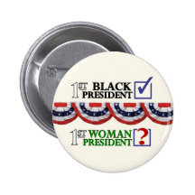 1r ¿Presidente de la mujer? Pins