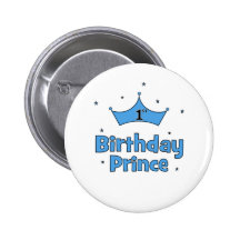 1r Príncipe del cumpleaños Pin
