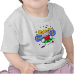 1r regalo del chica de la animadora del cumpleaños camisetas