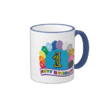 1r Taza de café del feliz cumpleaños
