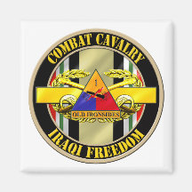 1r Veterano de la división acorazada OIF Imán De Frigorífico
