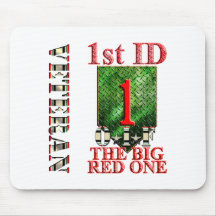 1r VETERANO de la división de infantería OIF Alfombrillas De Raton
