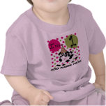 1ra camiseta personalizada del cumpleaños de la va