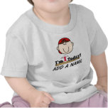 1ra camiseta personalizada del cumpleaños del béis
