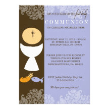 1ra invitación de la comunión del muchacho