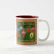 1ra taza del navidad del bebé clásico del navidad