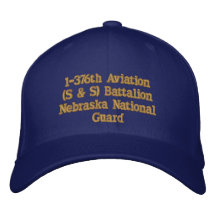 1ra y 376a Aviation Company (S y S) Gorra De Béisbol Bordada