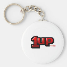 1UP - Friki adicional de la vida de los videojuego Llaveros