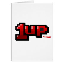 1UP - Friki adicional de la vida de los videojuego Felicitacion