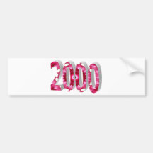 2000 ETIQUETA DE PARACHOQUE