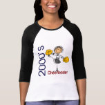 2000 figuras del palillo de la animadora camiseta
