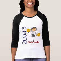 2000 figuras del palillo de la animadora camiseta