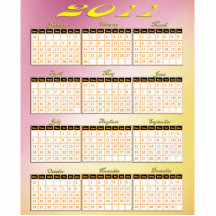 2011 años de un vistazo hacen calendarios esculturas fotograficas