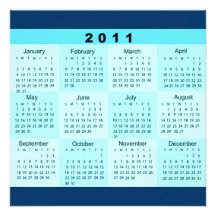 2011 años de un vistazo hacen calendarios la invit