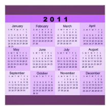 2011 años de un vistazo hacen calendarios la invit