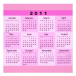 2011 años de un vistazo hacen calendarios la invit