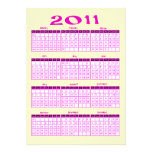 2011 invitaciones del calendario invitacion personal 